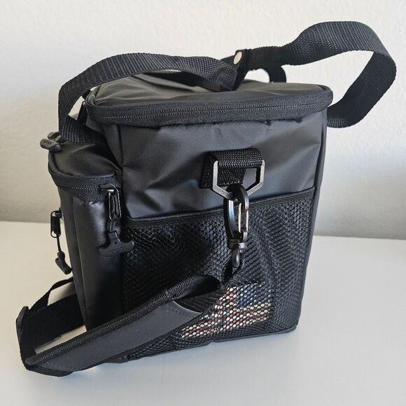 NEW iCOOL | Vail 24-Can Cooler Bag Black Zipper Pocket - Picture 4 of 6